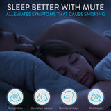 Mute by Rhinomed Nasal Dilator for Snore Reduction | Small 3pk | Increase Airflow | Anti Snoring Devices | Nasal Dilators for Sleeping | Internal Nasal Dilator | Snoring Solution | Transparent