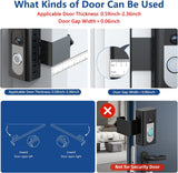 KIMILAR Anti-Theft Video Doorbell Mount Compatible with Ring/Blink Wireless Video Doorbell, Adjustable Mounting Bracket Accessories for Houses, Apartments, Businesses, Not for Blink 2nd Gen