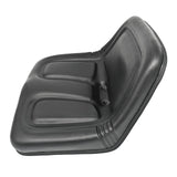 Keystone Seats Steel Pan Lawn Mower, Tractor & Equipment Seat – 1 YEAR WARRANTY – Mid-Back Black Vinyl, Drain Holes – Fits Cub Cadet, Craftsman, Husqvarna, Toro, MTD, Snapper, Murray, Bad Boy