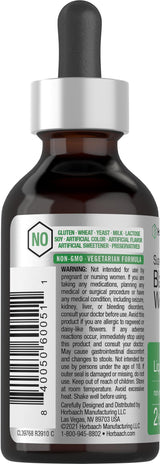 Horbäach Black Walnut Wormwood Liquid Extract | 2 fl oz | Alcohol Free Tincture | Vegetarian, Non-GMO & Gluten Free