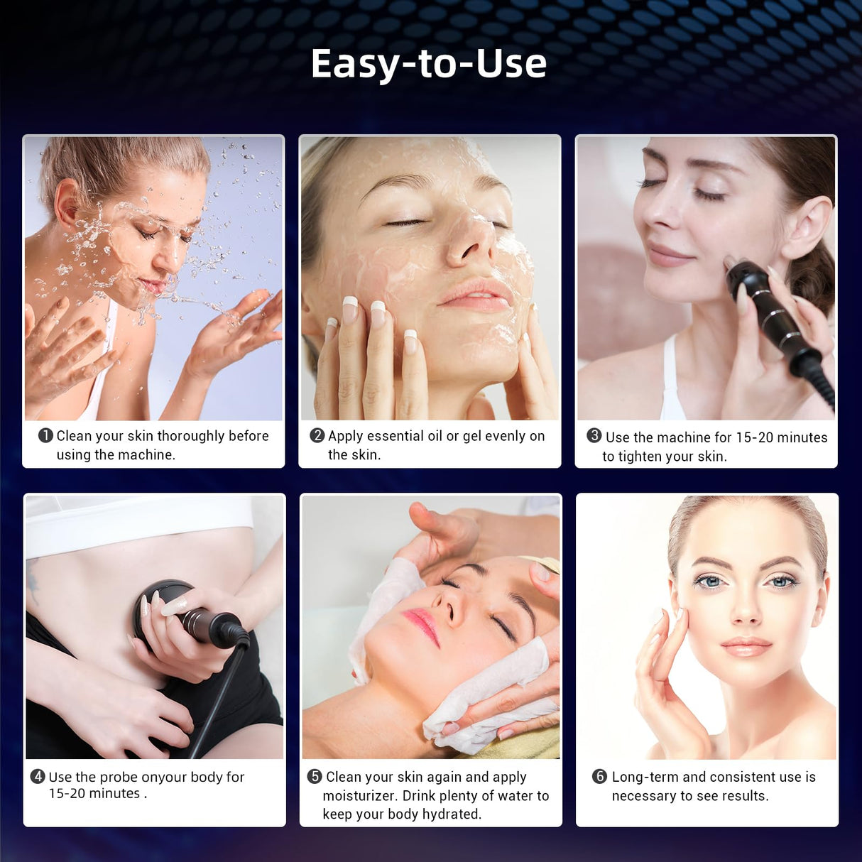 Improvement in The Appearance of Cellulite Device Cellulite Massager Radio Frequency, Home Use