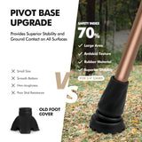 GPTCAMP Walking Cane and Walking Stick for Men Women,Lightweight Folding Canes with Offset Soft CushionedHandle,Adjustable&Collapsible,Mobility & Leg Surgery Recovery(Brown)