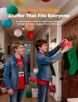 Stocking Stuffers for Men Teens Boys : Birthday Christmas White Elephant Gifts for Adults Women Girl Trendy Stuff, Shower Speaker Bluetooth Waterproof IPX7 Loud with Suction Cup, Cool Gadgets-Black