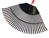 Bully Tools 26-32 Lightweight Polypropylene Tine Leaf Rake, 30" Wide