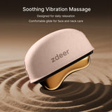 ZDEER GS5 Electric Heated Gua Sha Tool, Red Light Face Massager, Pink