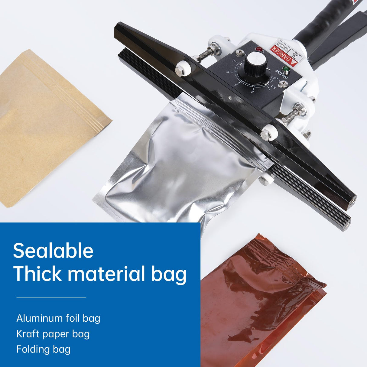 R-PACK Portable Hand Held Heat Sealer Machine-R-PACK FKR-600, 24 Inches, For Foil Bag, Kraft Bag, Mylar