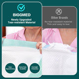 BIGGMED Tear-Resistant Disposable Bed Pads 48" x 36" 20 Count Underpads Extra Large Incontinence Bed Pads Heavy Duty Absorbency Chux Pads Pee Pads for Adult Elderly Puppy Pads for Training