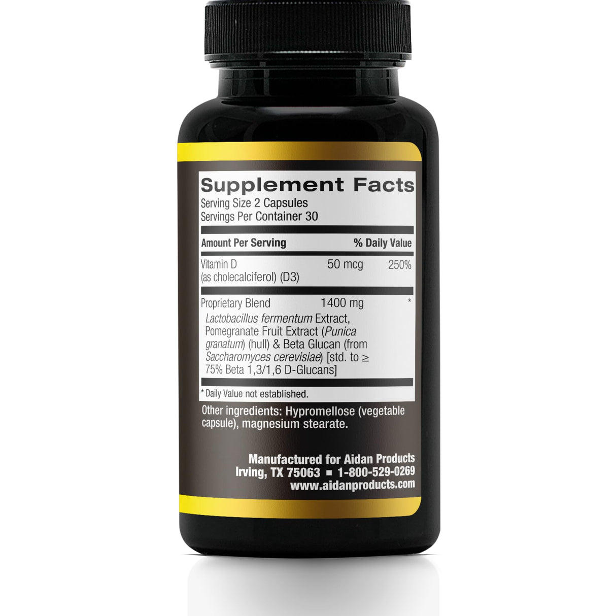 Aidan Products Stem-Kine Stem Cell Supplements, Clinically Proven to Increase Circulating Stem Cells, Promoting Aging Support, 60 Capsules