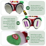 SdeNow Twerking Santa Claus,Booty Shaking Santa Dancing Santa Claus with Music Singing Animated Christmas Santa Toys for Kids- English Song