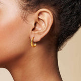 Degerde Gold Hoop Earrings for Women 14K Gold Earrings for Women