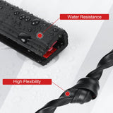 ToLanbbt Rubber Edge Trim U Channel - 1/16" Self Adhesive Sheet Metal Edge Guard Protector, EPDM Seal Strip for Car Doors, Steel Plates, Glass, Hatches, Table Corners, Fit 1/16"(1.6mm), 40Ft, Black