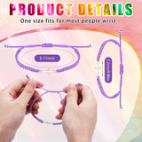 Sasylvia 100 Pcs Christian Cross Bracelets Bulk Adjustable, Multicolor