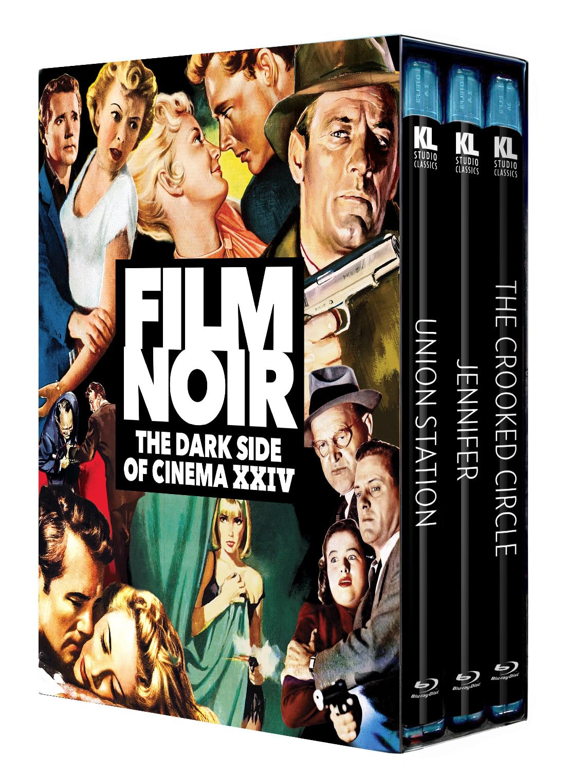 Film Noir: The Dark Side of Cinema XXIV [Union Station / Jennifer / The Crooked Circle] [Blu-ray]