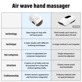 cotsoco Hand Massager with Heat and Compression for Arthritis and Carpal Tunnel, Birthday Gifts for Women Mom Men,White, Gift for Birthday