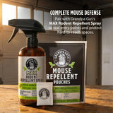 Grandpa Gus's Mouse Repellent Pouches, Peppermint & Cinnamon, Pack of 10