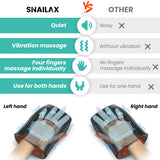 Snailax Hand Massager with Heat and Compression, FSA HSA Eligible, Vibration, Cordless Hand Massager for Arthristis, Carpal Tunnel, Gifts for Women, Men, Mom(Black)