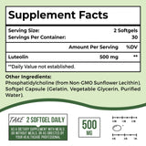 Ulmubra Liposomal Luteolin 500MG, Maximum Absorption, Potent Flavonoid, 60 Softgels, Luteolin Supplement, Non-GMO, Gluten Free