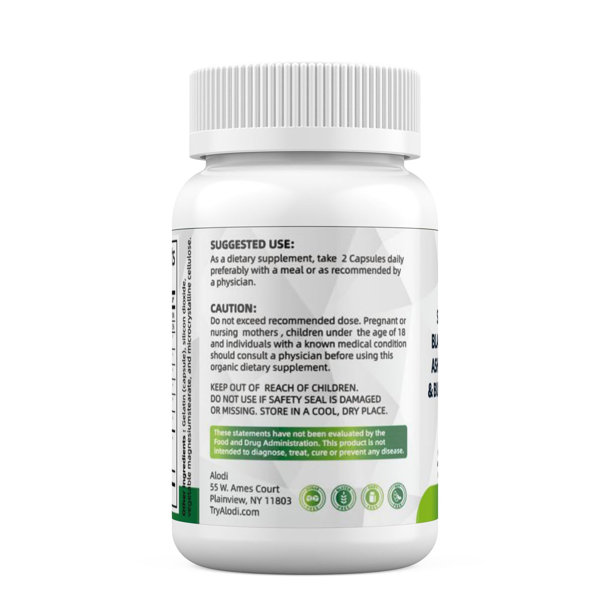 Super Sea Moss Blend - Advanced Formula with Ashwagandha KSM 66, Black Seed Oil, Burdock Root, Bladderwrack, Turmeric, ACV, Ayurveda - Lab Tested, Maximum Potency for Men and Women