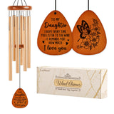Gifts for Daughter, Daughter Gift Wind Chimes, Birthday Gift for Daughter from Mom Dad, Love Reminder Gifts for Birthday Wedding Thanksgiving Christmas Mother's Day-Large 36''