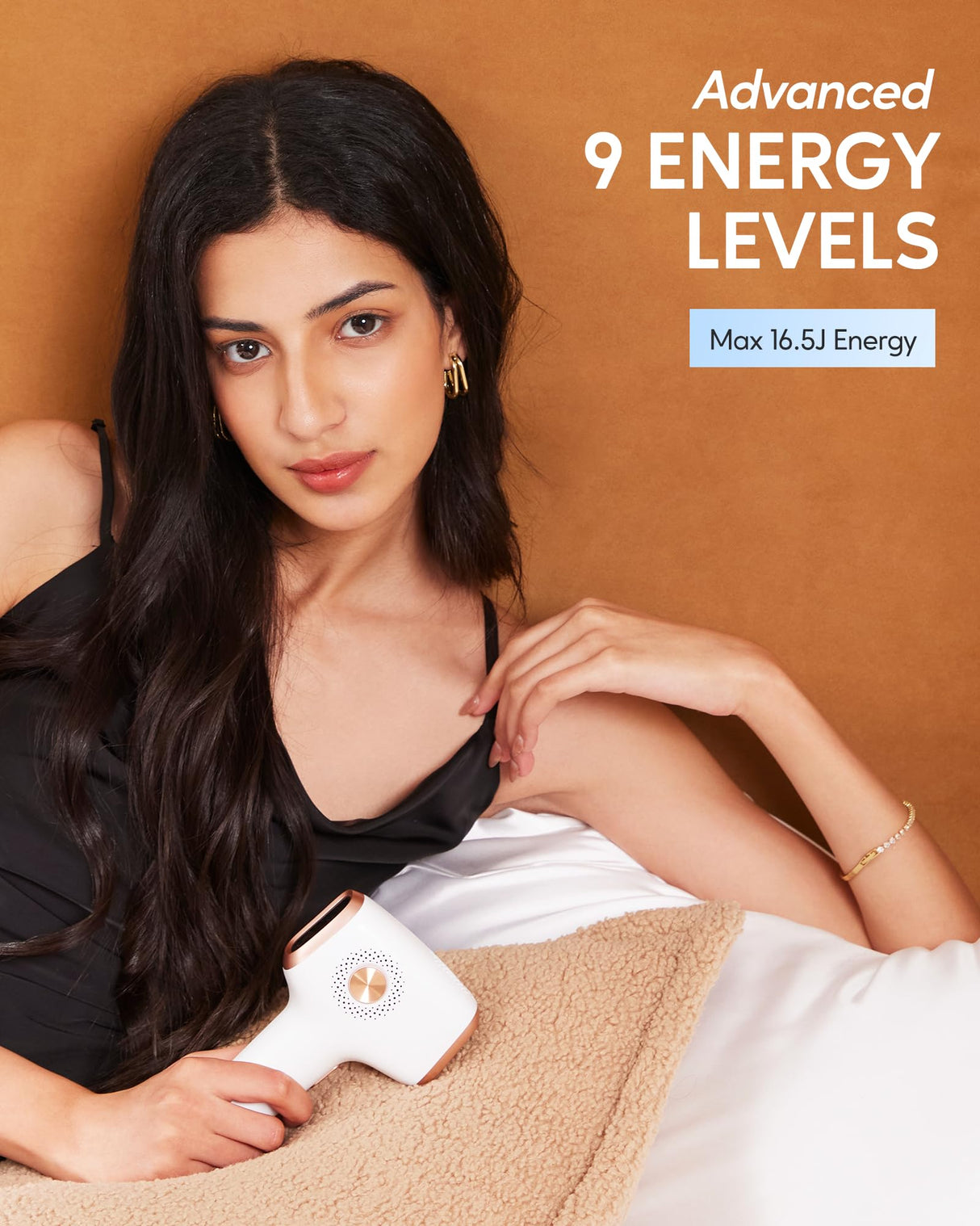 INNZA IPL Hair Removal with Ice Cooling Care Function for Women Permanent,999,999 Flashes Painless IPL Hair Remover, Hair Removal Device for Armpits Legs Arms Bikini Line