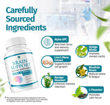 1 Body Brain Supplement – Nootropic Brain Booster with Alpha GPC, Ginkgo & Bacopa – 90 Vegan Capsules – Memory Supplement for Brain Support, Focus Pills, Brain Fog Supplements for Women and Seniors