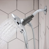 Moen Engage Chrome Magnetix Six-Function 5.5-Inch Wide Handheld Shower Head with Hose and Magnetic Docking System, 26112