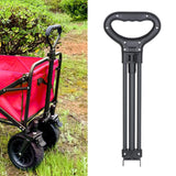 Aymzbd Trolley Pull Handle, Folding Wagon Pull Handle Replacement, Adjustable Shopping Cart Pull Handle for Garden Carts Picnic Carts Beach Park, Style D