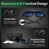 VIVOSUN Grow Room Glasses, Indoor Hydroponics LED Grow Light Glasse, Anti-UV Glasses for Visual Eye Protection, 1pcs