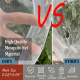 Blueberry Bush Netting Cover with Zipper Drawstring,2 Pcs 3.9 * 5.2 FT