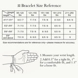 Carffordo 925 Sterling Silver Bracelets for Women, 3mm Bead Link Bracelet
