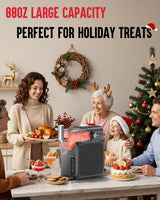 Slushie Machine No Ice Needed 88oz, Slushy Machine for Home with LED Display and 5 Preset Modes, Auto-Clean, Frozen Drink Maker Perfect for Margarita,Frappés, Cocktail Smoothie, Milkshake and More