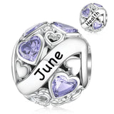 DALARAN June Birthstone Charm Compatible with Pandora Bracelets Bead
