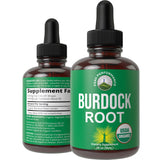 Peak Performance USDA Organic Burdock Root Liquid Drops Supplement. Vegan Extract Tincture for Women and Men. Organic Burdock Root Oil Herb. Zero Sugar, Gluten Free Supplements
