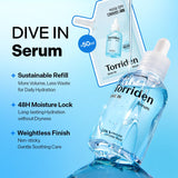 Torriden DIVE IN Serum 1.69 fl oz + refill pouch 1.69 fl oz | Deep Hydration to Get Glow Skin | Hyaluronic Acid, Panthenol, Allantoin | Korean Facial Serum