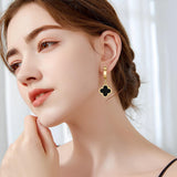 Otdwsd 18K Gold Plated Lucky Clover Jewelry Set, Birthday Gifts for Women