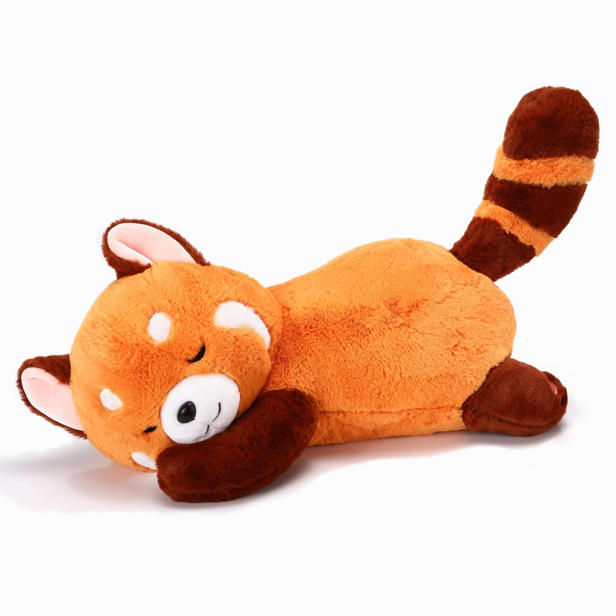 Riuhot Big Red Panda Stuffed Animal Pillow Cute Plush Toy Plushie Christmas Birthday Valentine's Day Gift for Girlfriend Kids Birthday 19.7" Red Panda Pillow