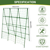 PHENEAHILL Large A-Frame Garden Trellis for Tomatoes, Cucumbers & Heavy Climbing Plants - Rust-Resistant, Heavy-Duty Steel, Perfect for Outdoor Gardens & Vertical Gardening(47" W x 63" H)