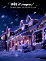 Acan 115FT Christmas Lights Warm White/Multicolor, 300 LED Color Changing String Lights Outdoor with Remote Control, 8 Modes Fairy Light Plug in Waterproof for Bedroom Party Christmas Tree Wedding