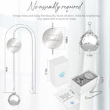 Mooncraftlogy Memorial Gifts for Loss of Loved One, Unique Sympathy Idea, Clear Crystal Ball Grief Suncatcher, Rainbow Bereavement Box for Mom Dad Husband Son Daughter