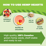 Manitoba Harvest Organic Hemp Hearts, Shelled Hemp Seeds, 18 oz
