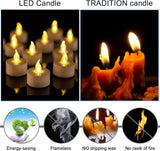 PUNPUBA LED Tea Lights Flameless Candles- 150Pack Tealight Candle Realistic and Bright Flickering Long Lasting 200Hours for Holiday Celebration,Party, Home Decoration WarmYellow,Battery Operated