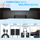 Electronic Drum Set - YUOIOYU Electric Drum Set Roll Up Portable Drum Kit MIDI Practice Drum Pad with Dual Built-in Speaker, Drum Sticks and Pedals, Christmas Birthday Gift for Kids Adult