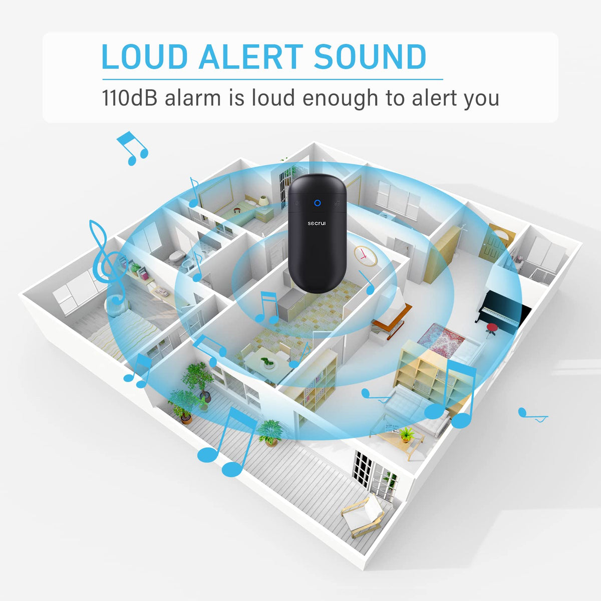 Door Chime, Door Sensor Chime for Door Opens – Door Ringer with 500ft ...