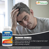 Best Naturals Anti Gray Hair Formula, 60 Count (pack of 2)