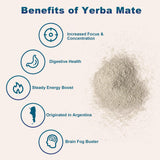 Yerba Mate Peach Mango Tea - Super Calm Yerba Mate - Low Sugar Content, Clean Energy with No Crash - Stay Refreshed and Focused Throughout the Day - Ideal for Health Enthusiasts - 30 Servings