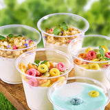 JOLLY CHEF 300 Pack Clear Plastic Cups, 9 oz Crystal Clear PET Party Cups, Classic Clear Disposable Wine Cups for Wedding, Thanksgiving, Birthday, Halloween, Christmas Party