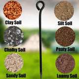 16 Inch Rebar Stakes,Metal Stake Ground,Ground Anchor,Heavy DutyTent Stakes,Baking Paint Metal Stakes,Tent Stakes,Ground Stakes ，0.5 Inch Diamete (6 Pack) ， Outdoor Travel