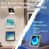 iland Crafts for Adults Women Creative Teen Crafts for Girls Ages 15-18 Great Ocean Resin Art Kit UV Resin Art Projects of DIY Artist Crafting Gifts Unique Gifts for Women on Christmas Romantic