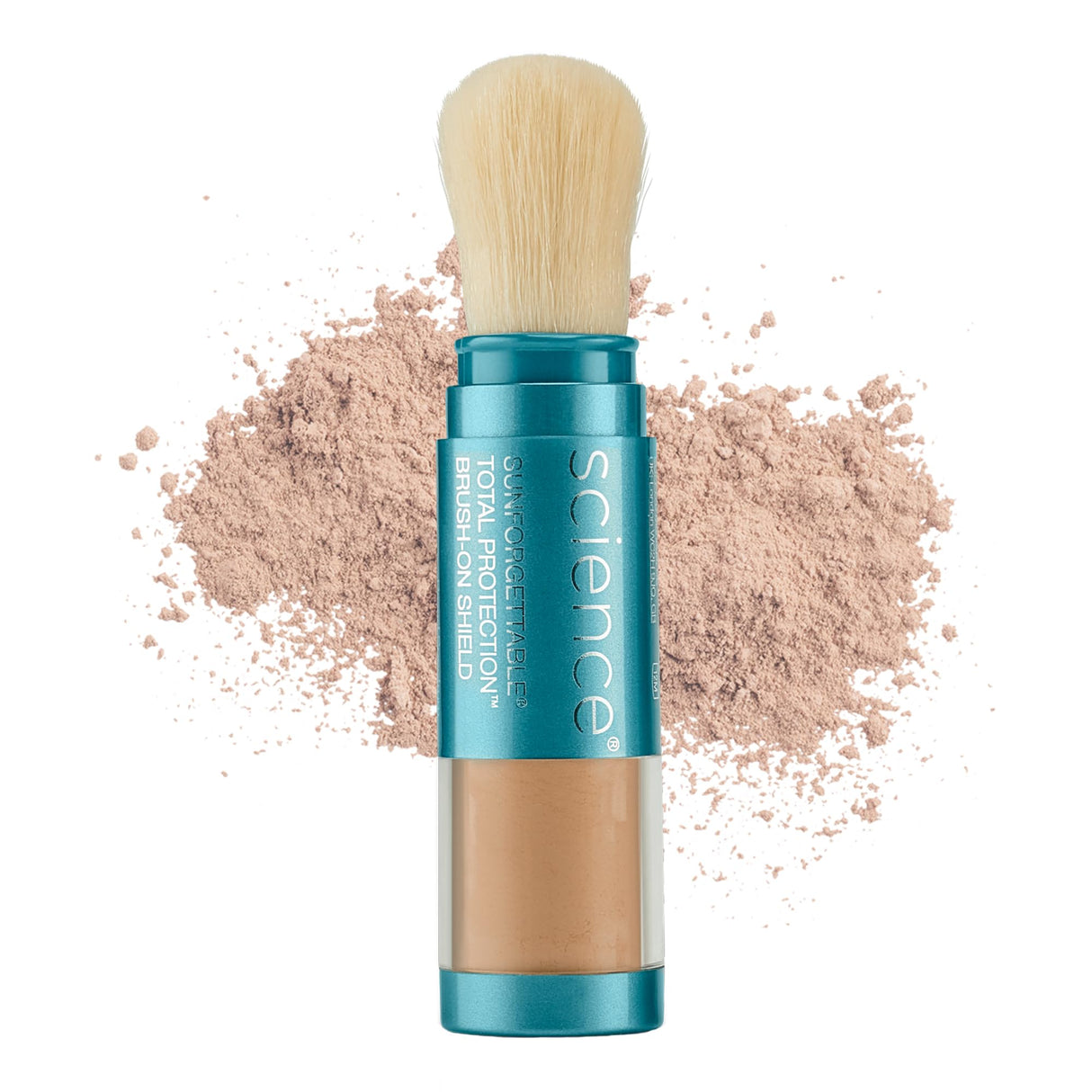 Colorescience Sunforgettable Total Protection Brush-On Sunscreen Mineral Powder for Sensitive Skin, Tan, 0.21 Oz (Pack of 1)