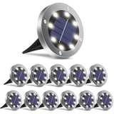 OULONGER Solar Lights Outdoor 16 Pack, Solar Garden Outdoor Waterproof Pathway Lights Bright In-Ground Light Outdoor Lighting Decor for Lawn, Patio, Yard, Driveway, Step and Walkway White Light
